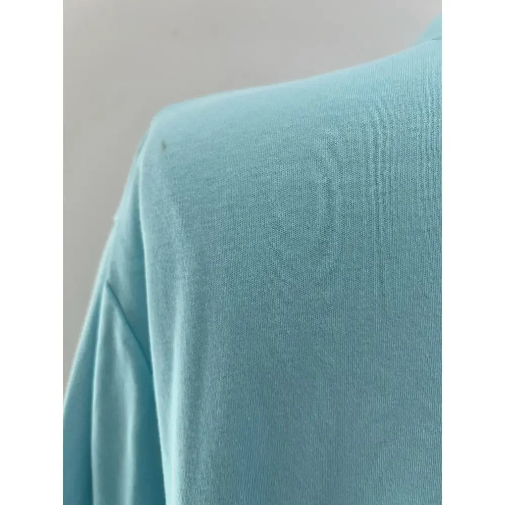 Polo Ralph Lauren 100% Soft Cotton Collared Shirt Pastel Blue Pink Size Large SG